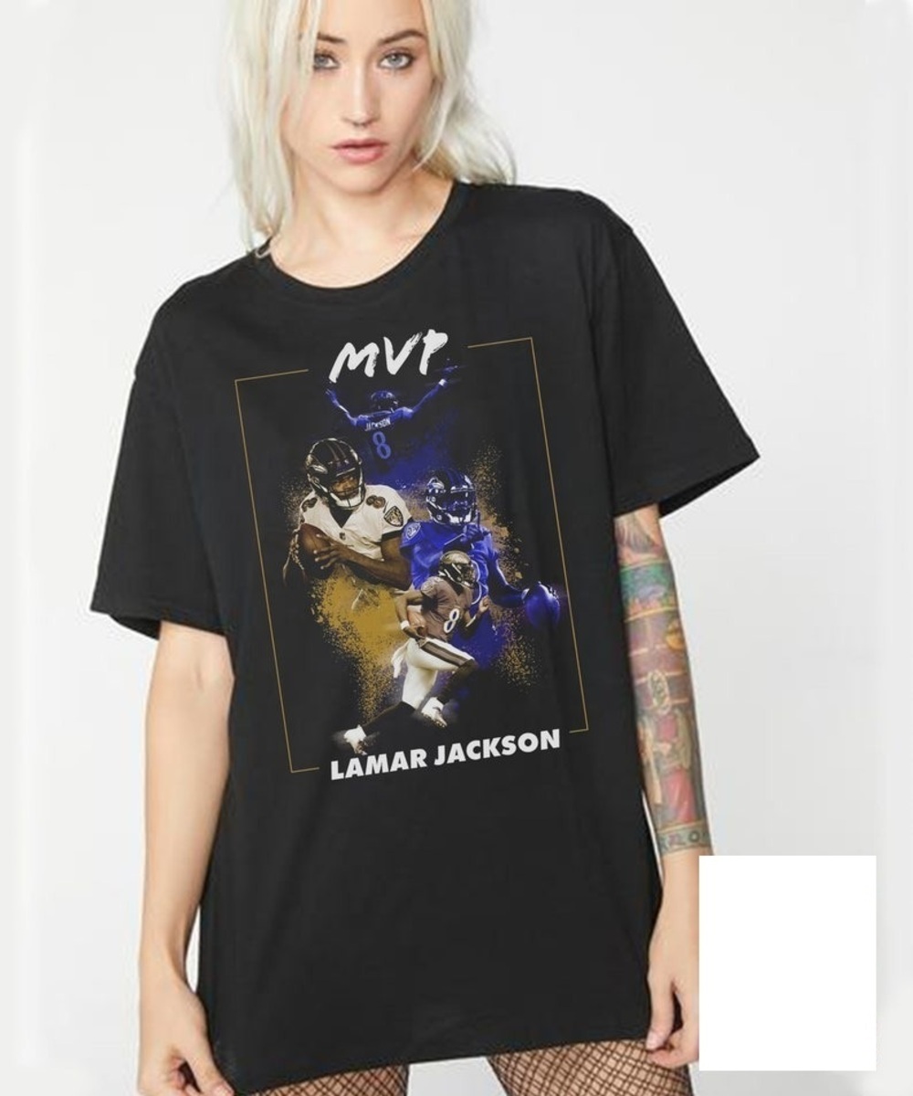 Lamar Jackson NFL MVP Shirt Lamar Jackson Graphic Tee Football Shirt